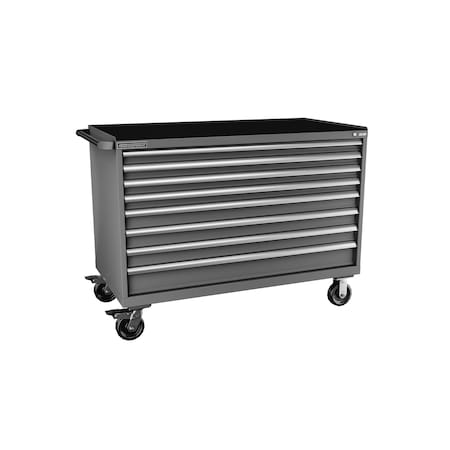 Champion Tool Storage Tool Cabinet, 8 Drawer, Dark Gray, 56-1/2 in W x 28-1/2 in D x 43-1/4 in H, D15000801ILCMB8RT-DG D15000801ILCMB8RT-DG